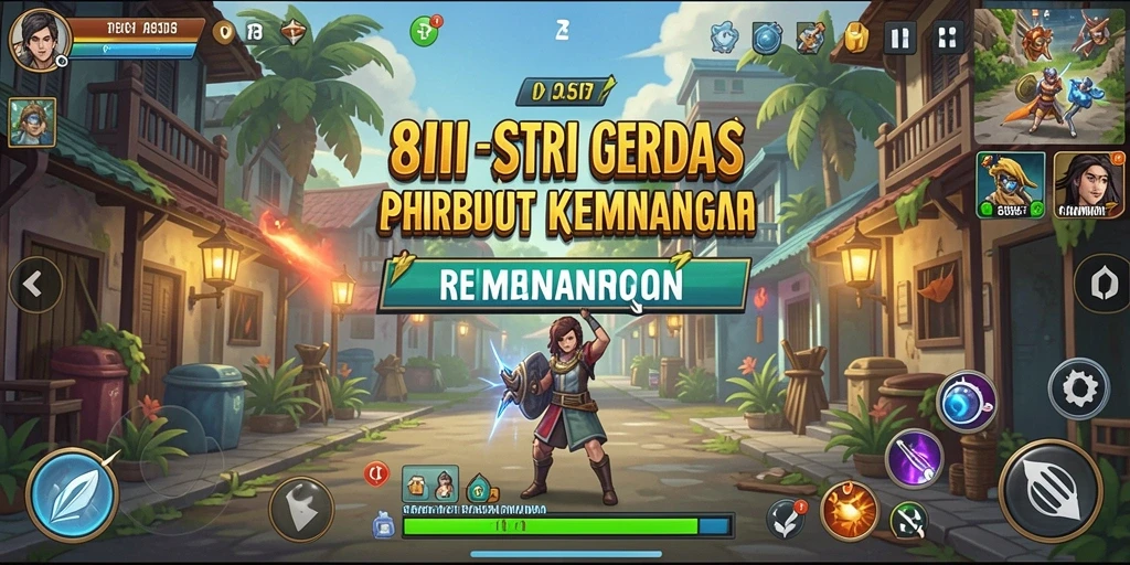 Tampilan gameplay menegangkan dalam 8II yang menguji strategi pemain.