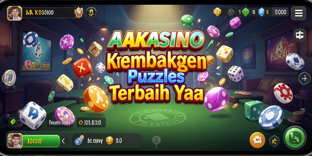 Screenshot gameplay AAKASINO menampilkan tantangan puzzle menarik.