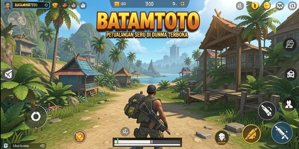 Tampilan gameplay seru di dunia terbuka BATAMTOTO.