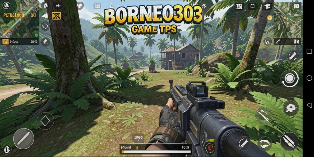 Screenshot menampilkan aksi mendebarkan dalam gameplay TPS.