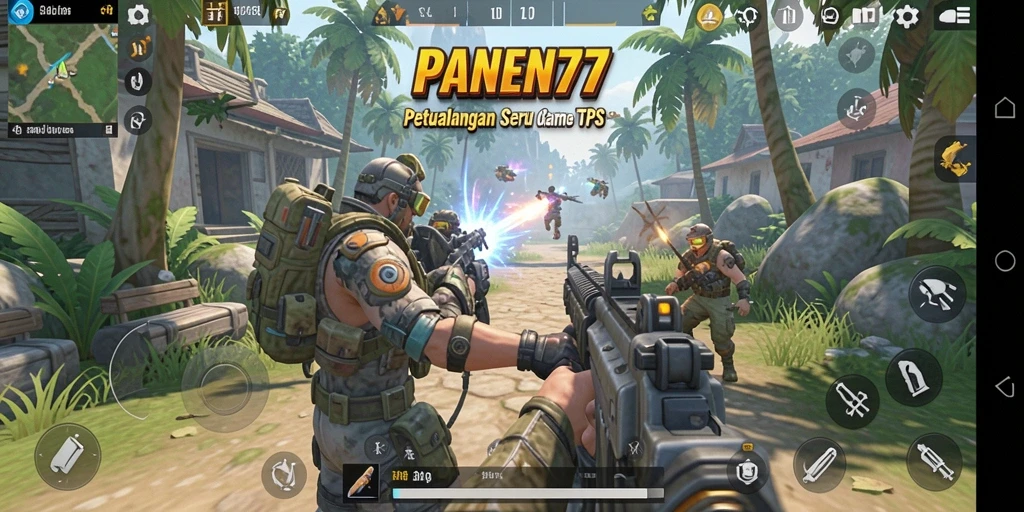 Tampilan gameplay seru di PANEN77 dengan aksi menegangkan.