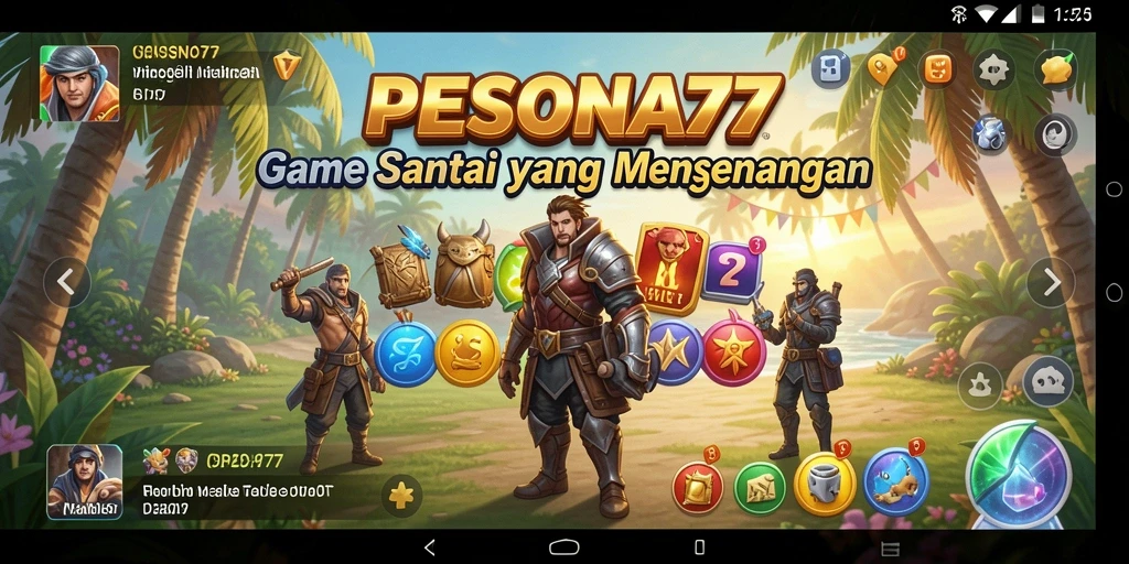 Menampilkan gameplay PESONA77 yang seru dan penuh warna.