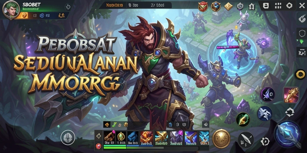 Tampilan gameplay seru di SBOBET yang penuh petualangan MMORPG.
